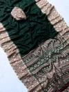 Wow Pure Creap Silk With Ajrakh Printed Saree Best Wholesale Shop In Surat
